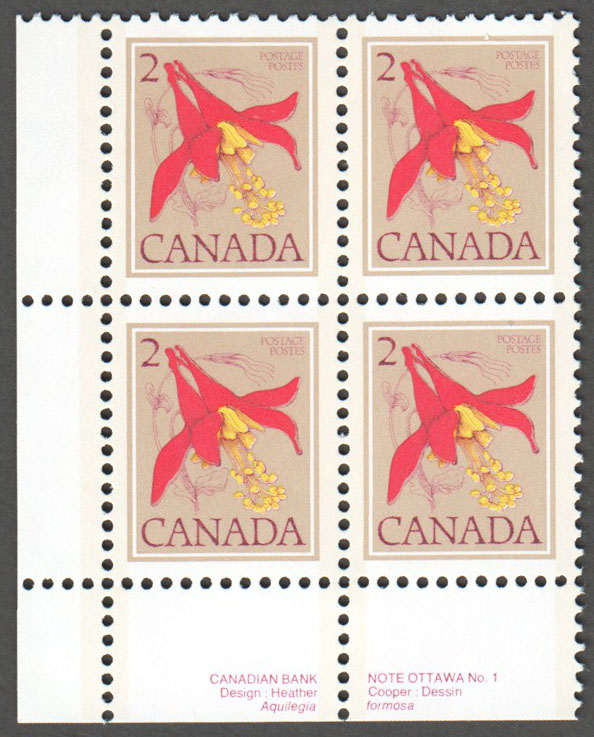 Canada Scott 707 MNH PB LL - Click Image to Close